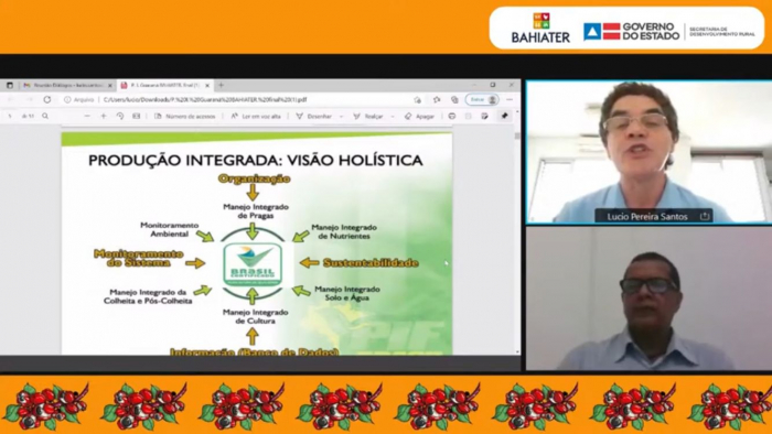 Encontro virtual debate produção integrada do guaraná