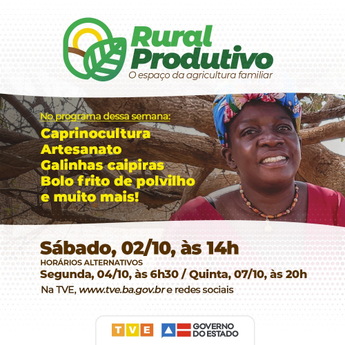 Caprinocultura, artesanato, galinhas caipiras e bolo frito de polvilho no Rural Produtivo