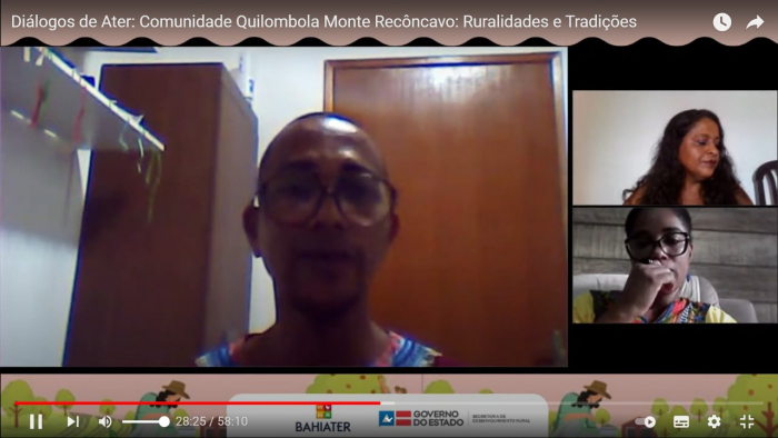 Experiências da Comunidade Quilombola Monte Recôncavo são apresentadas em encontro 