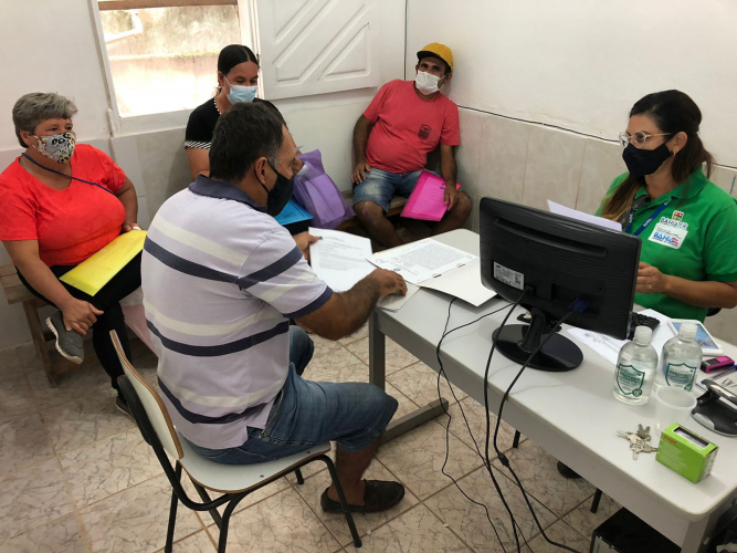 Equipes técnicas do Governo do Estado seguem realizando diagnóstico e regularização de documentos de agricultores familiares