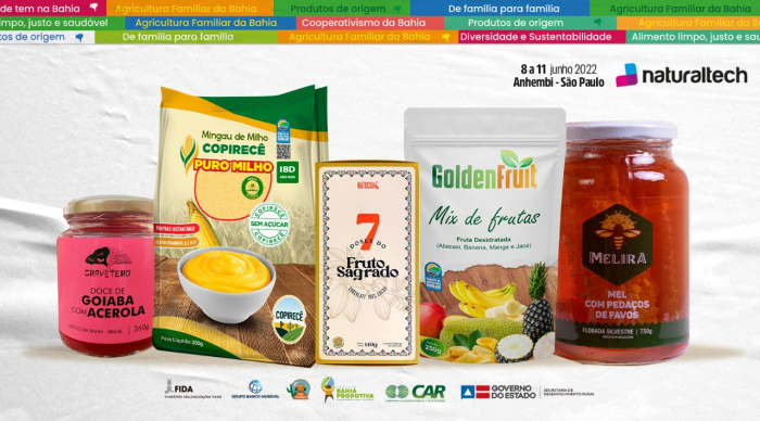 Agricultura familiar da Bahia mostra potencial e lança novos produtos na Naturaltech 2022