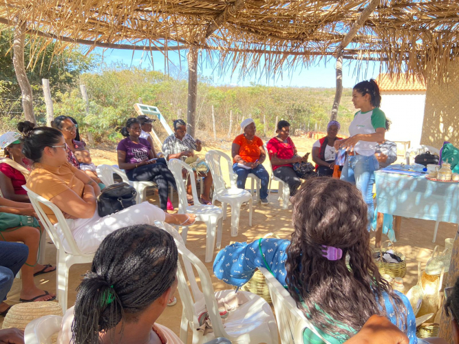 Mulheres do Sertão Produtivo melhoram gestão de suas produções com auxílio das Cadernetas Agroecológicas
