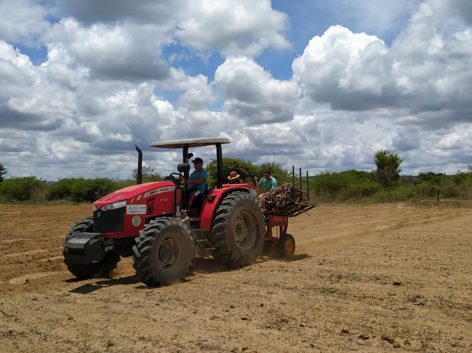Plantadeira de mandioca fortalece produção da agricultura familiar em Condeúba