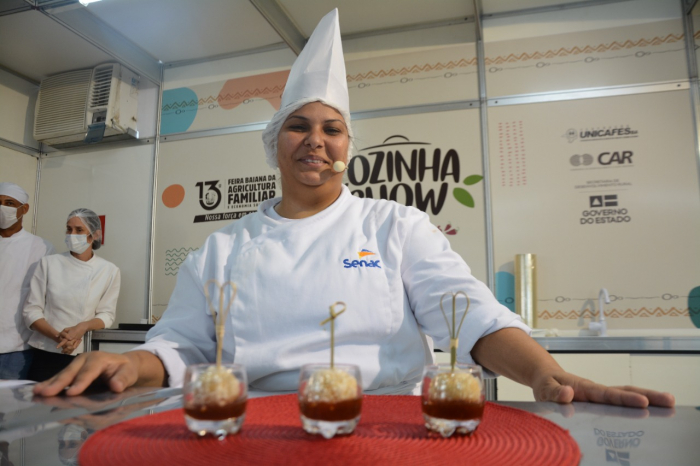 Cozinha Show encanta visitantes com petiscos de produtos da agricultura familiar