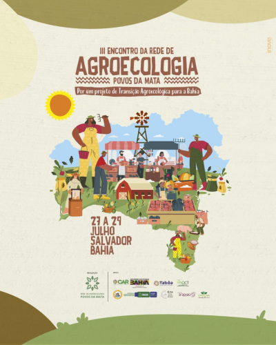 Feira de produtos orgânicos abre o III Encontro da Rede de Agroecologia Povos da Mata