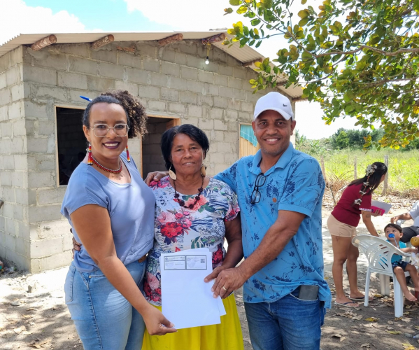 Tupinambás da Costa do Descobrimento recebem ação itinerante de cidadania na Aldeia Patiburi