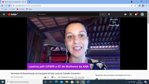 Sobrecarga de trabalho das mulheres e necessidade da divisão justa das tarefas é tema de seminário 