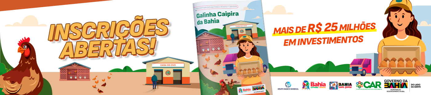 EDITAL CAR Nº 009 – GALINHA CAIPIRA DA BAHIA
