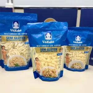 Macarrão de aipimganha nova embalagem