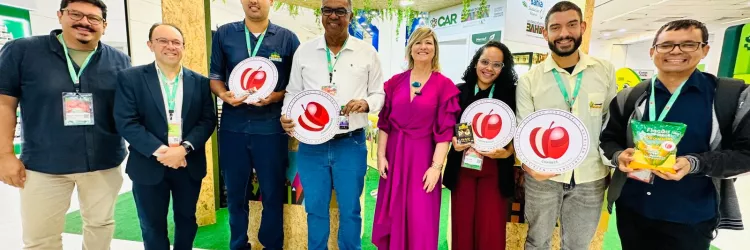 Agricultura familiar da Bahia recebe Selo VP de qualidade em evento internacional de nutrição