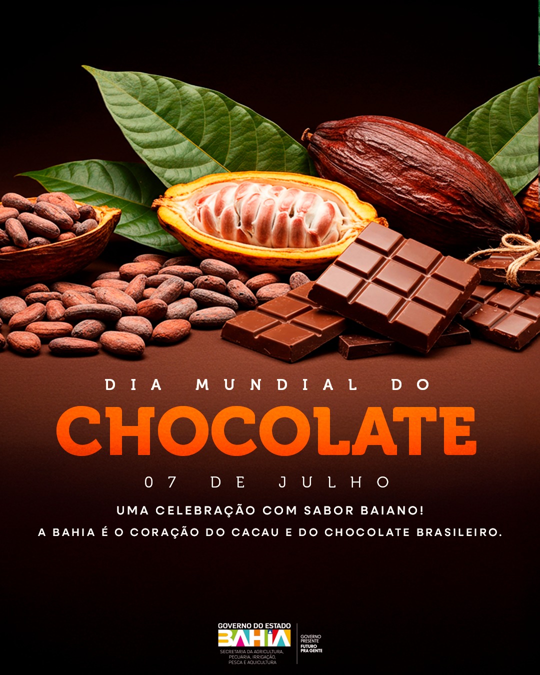 Bahia celebra o Dia Mundial do Chocolate com produção de excelência que conquistou o mundo