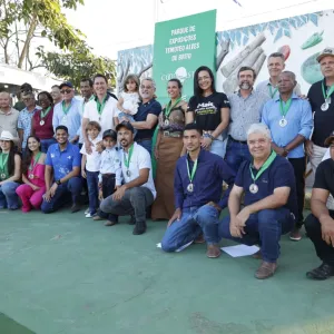 Produtores homenageados em Teixeira de Freitas