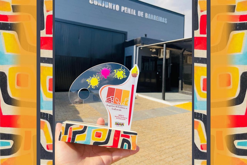 Reeducando do Conjunto Penal de Barreiras é premiado em evento de arte e cultura