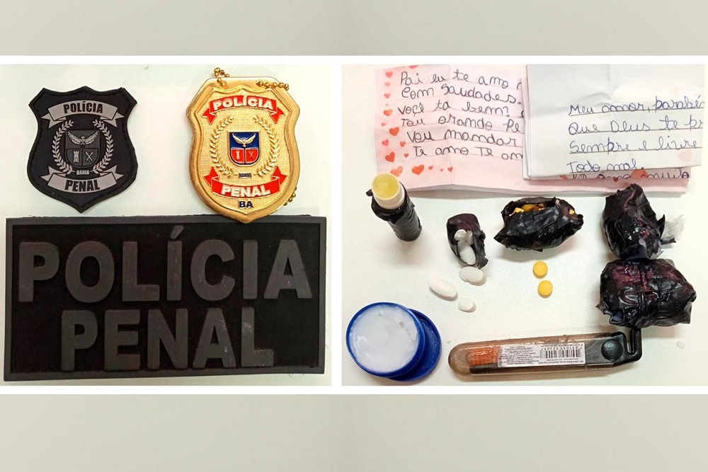 Homem é flagrado tentando entrar com medicamento para disfunção erétil no Conjunto Penal Masculino de Salvador
