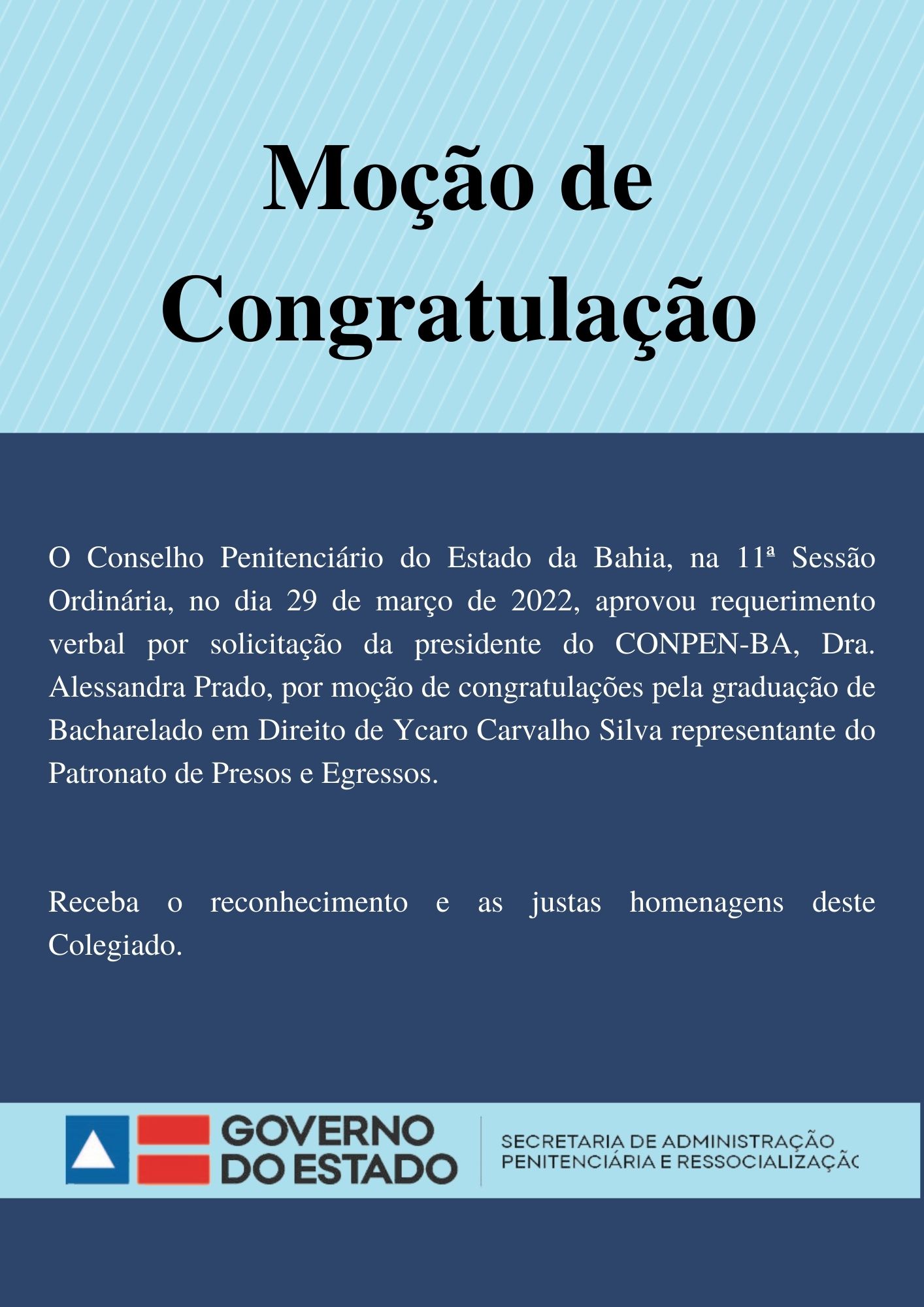 Moção de Congratulação