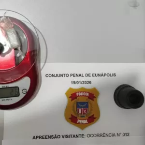 Conjunto Penal de Eunápolis: Seap frustra tentativa de entrada de visita com material escondido em muleta