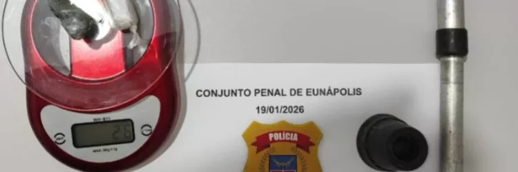 Conjunto Penal de Eunápolis: Seap frustra tentativa de entrada de visita com material escondido em muleta