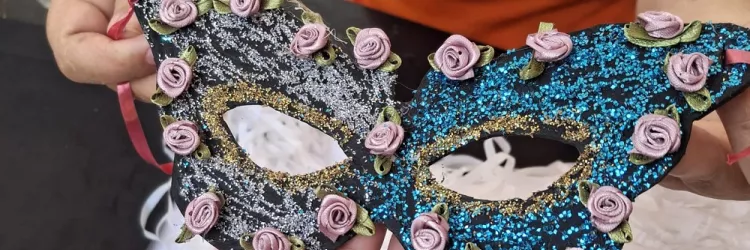 Oficina de máscaras de Carnaval fortalece saúde emocional e ressocialização no CPPA