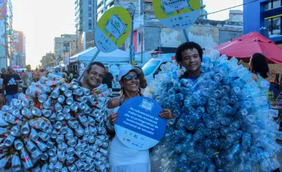 Salvador bate recorde mundial de reciclagem no carnaval com apoio do governo do estado às cooperativas