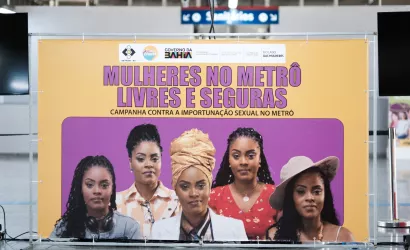Sedur lança campanha de combate à importunação sexual no metrô em Salvador