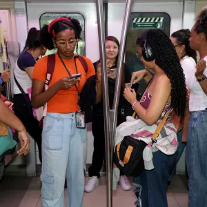 Vagão feminino - Metrô