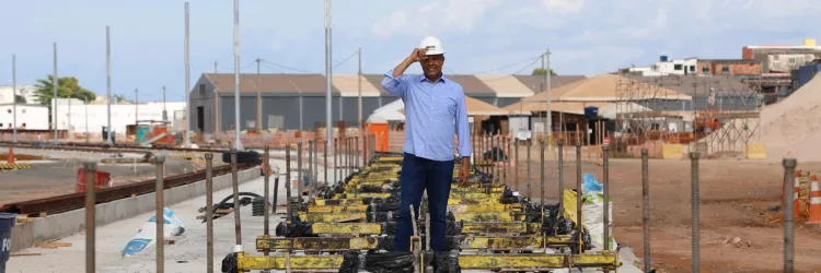 Obras do VLT de Salvador atingem 18% de execução e mantêm ritmo acelerado