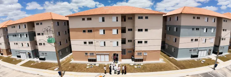 Secretaria de Desenvolvimento Urbano realiza visita ao Residencial Curió, em Alagoinhas, com 99% das obras concluídas