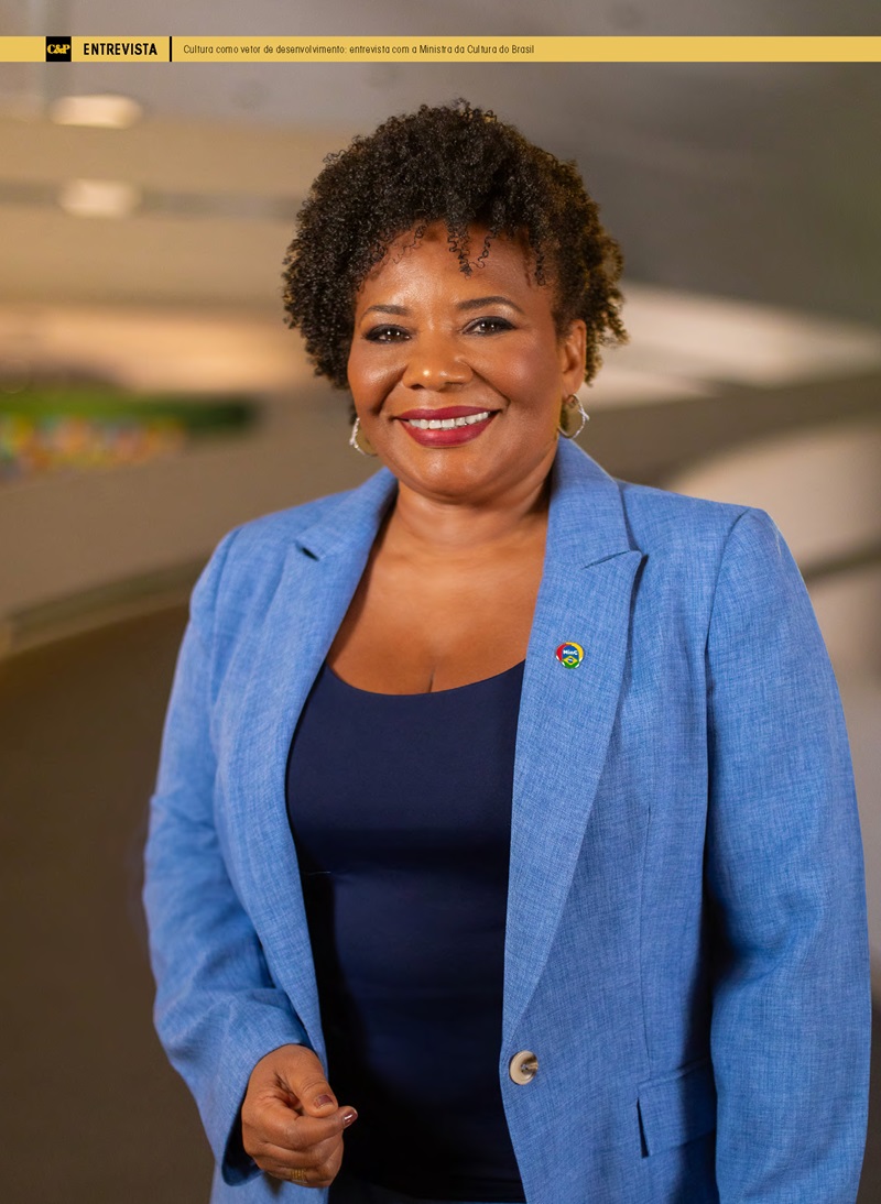 Ministra da Cultura Margareth Menezes
