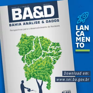 Card com capa da revista BA&D - Perspectivas para o desenvolvimento do Nordeste