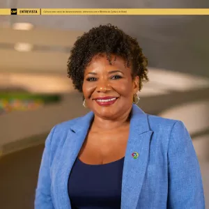 Ministra da Cultura Margareth Menezes