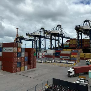 Cargas no Porto de Salvador