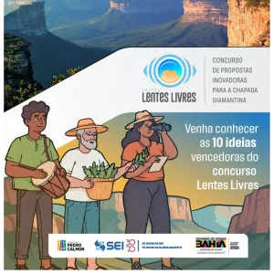 Cartaz cerimonia de premiação Lentes Livres