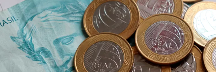 Notas e moedas do Real