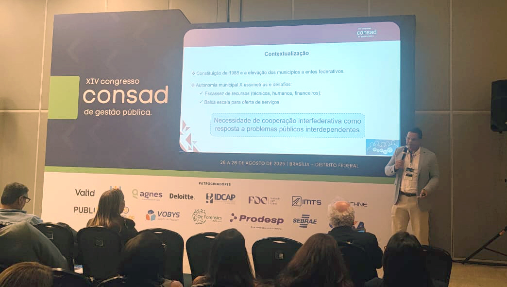 Artigo que analisa a experiência baiana com Consórcios Públicos é apresentado no XIV Consad