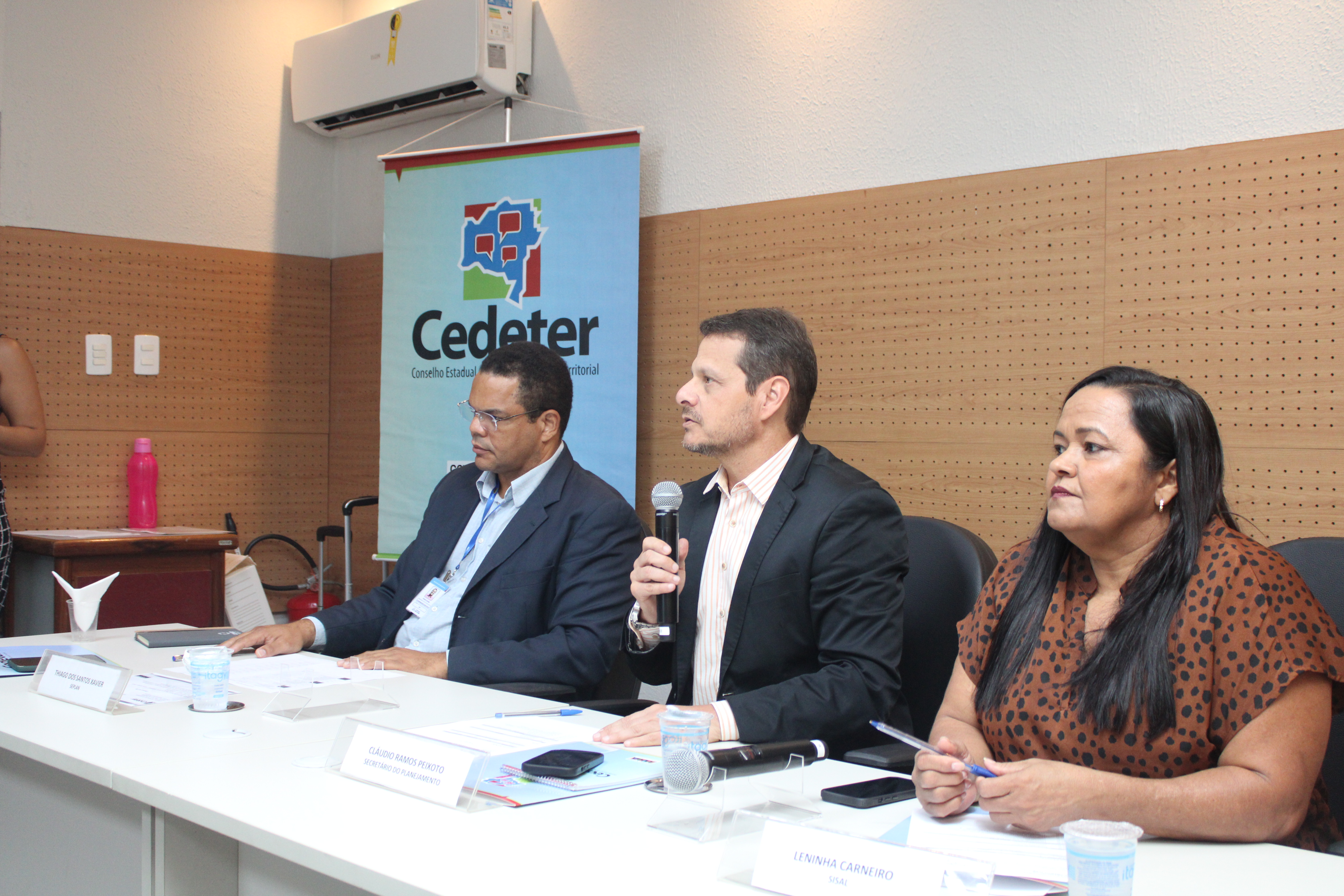 Representantes territoriais se reúnem na terceira reunião ordinária do Cedeter em 2025