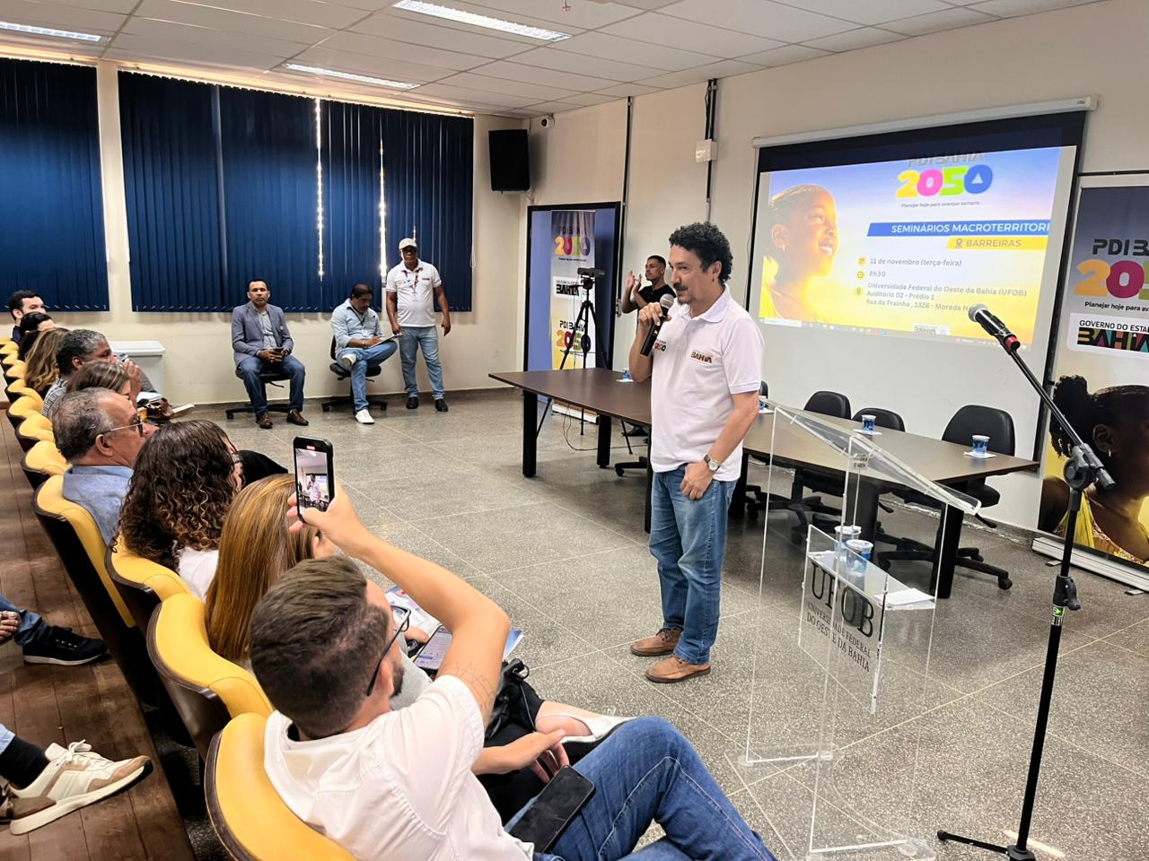 Seminário Macroterritorial do PDI Bahia 2050 discute o futuro do desenvolvimento do estado em Barreiras