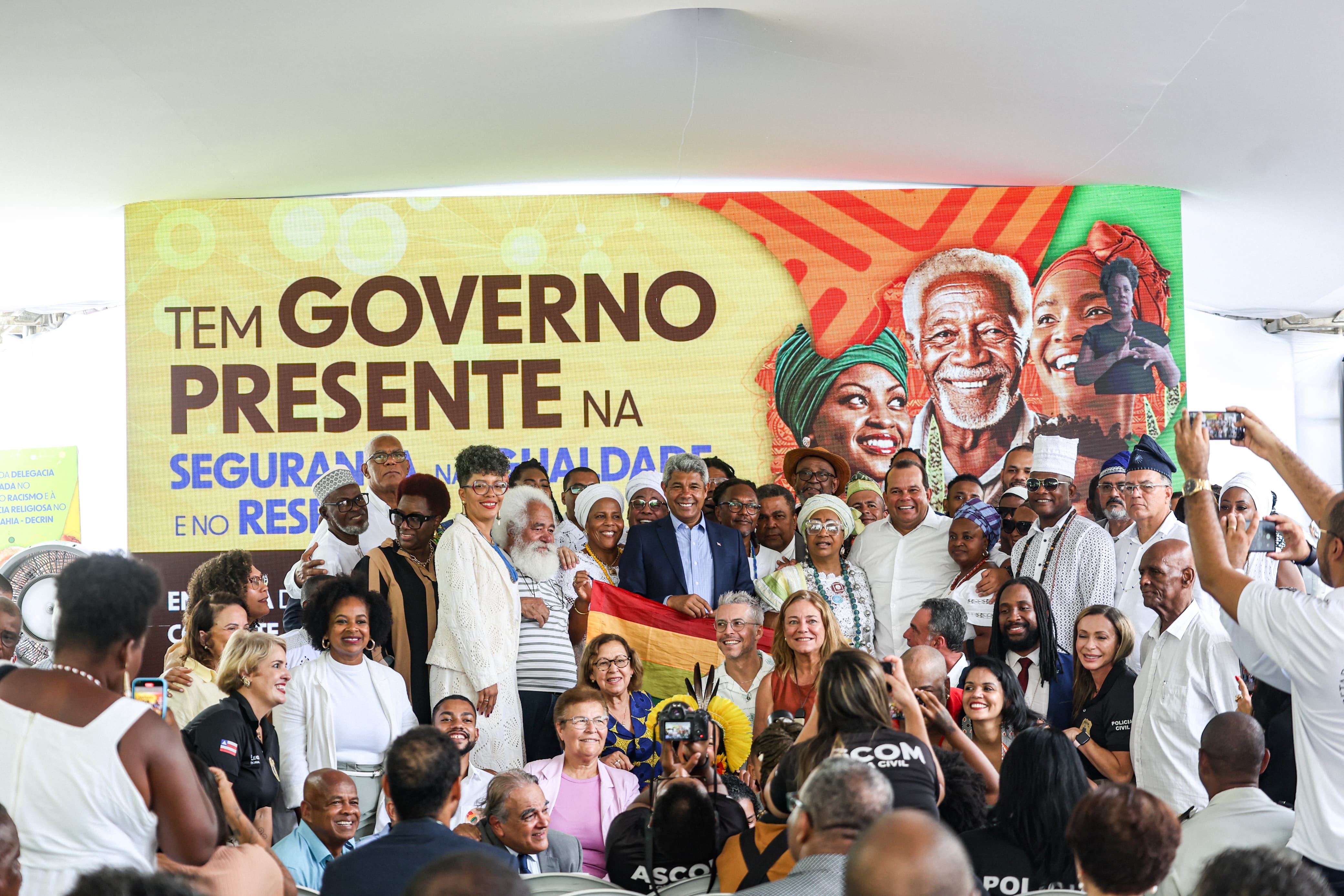 Ato de Sanção da Delegacia Especializada em Combate ao Racismo e Intolerância Religiosa