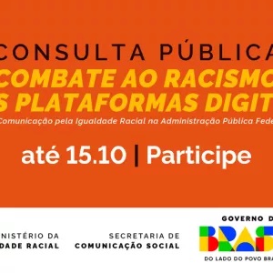 Card Divulgação | Ministério da Igualdade Racial 