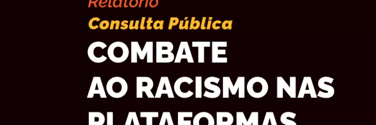 Foto de Divulgação relatório da Consulta Pública sobre Combate ao Racismo nas Plataformas Digitais