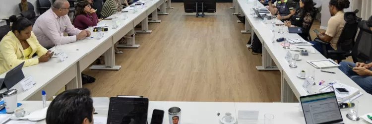 Reunião Sala de Monitoramento São Tomé de Paripe 