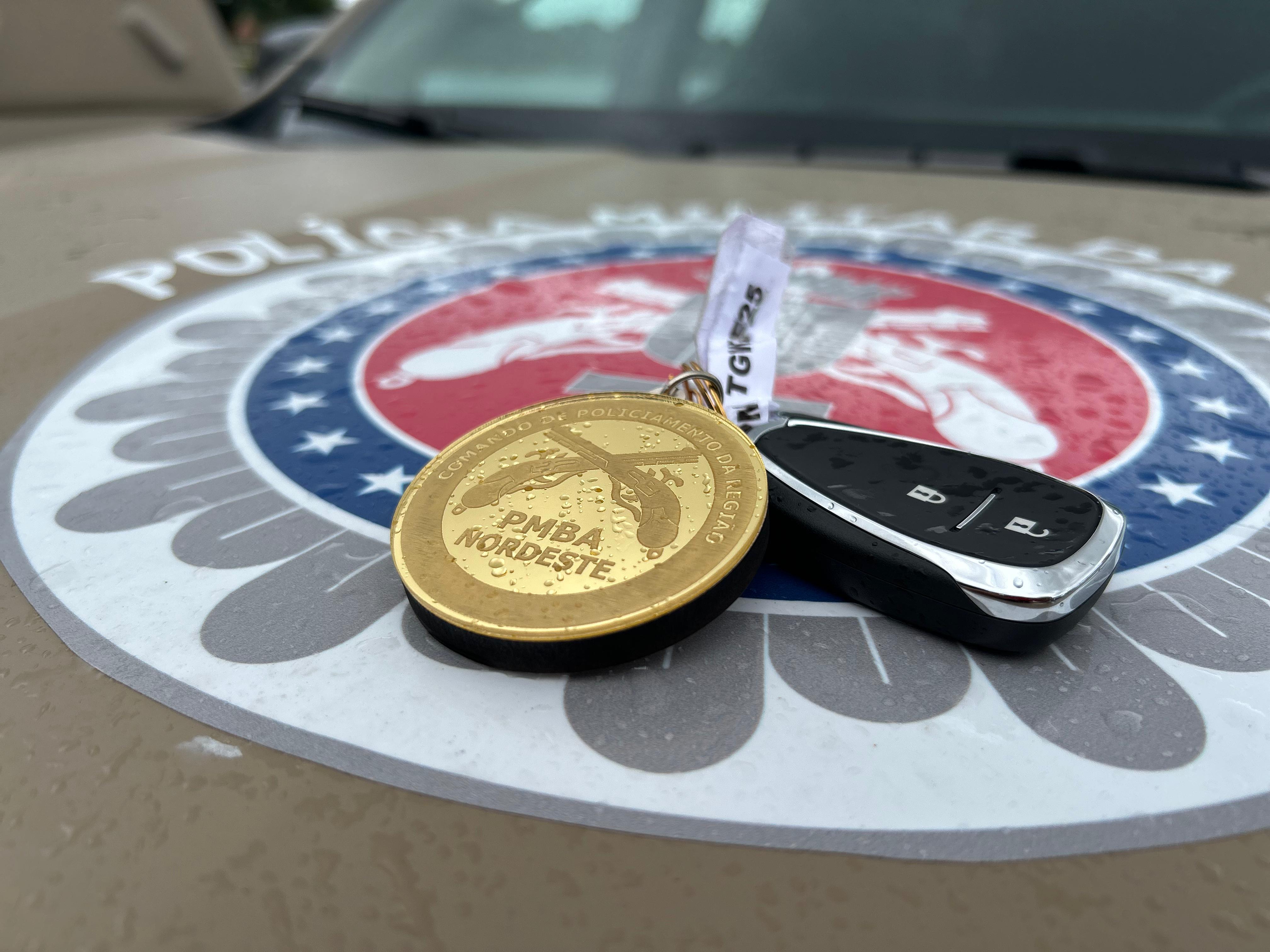 Chave da viatura nova da CPR Nordeste