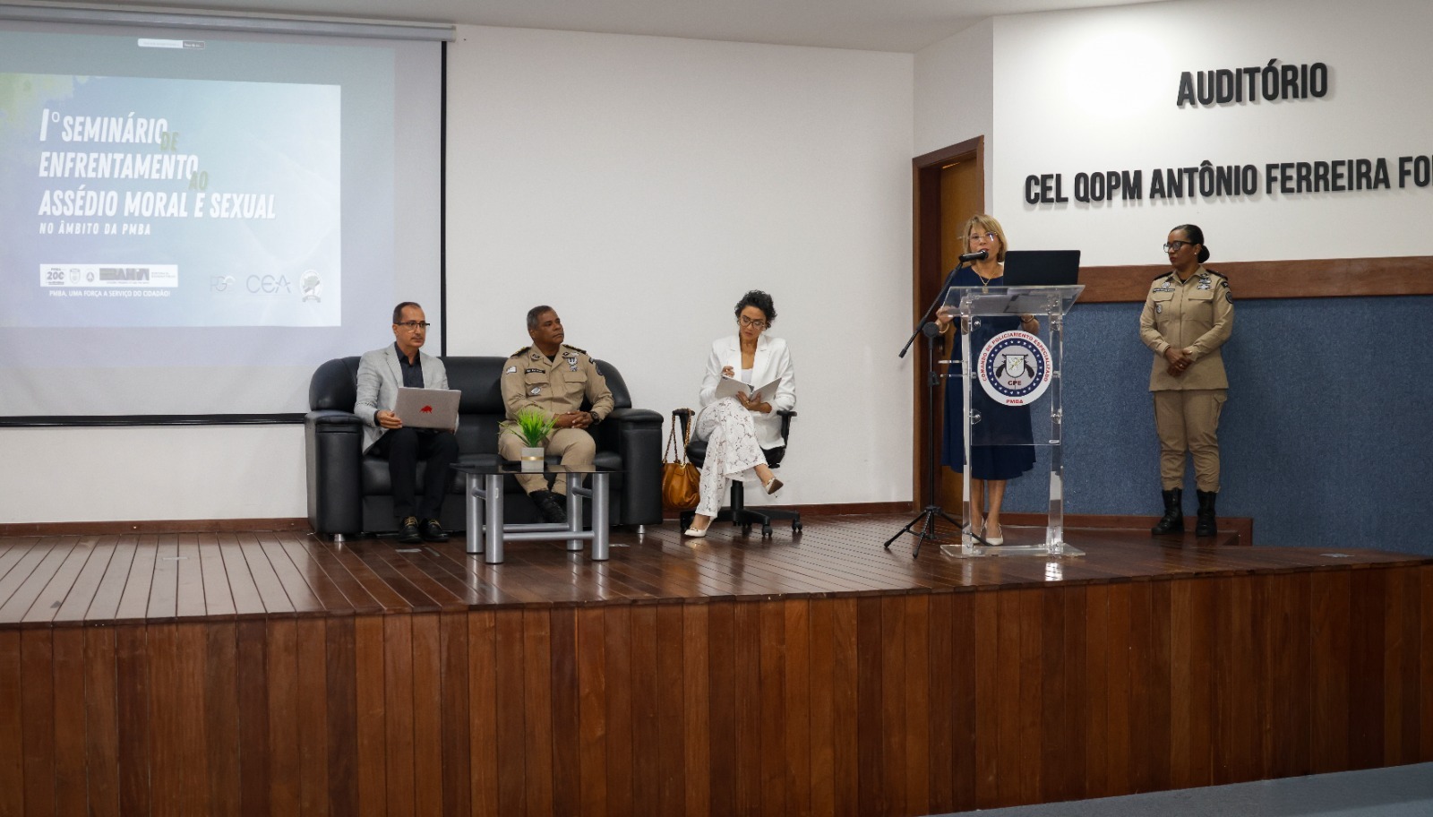 PM realiza seminário de enfrentamento ao assédio sexual e moral no ambiente de trabalho