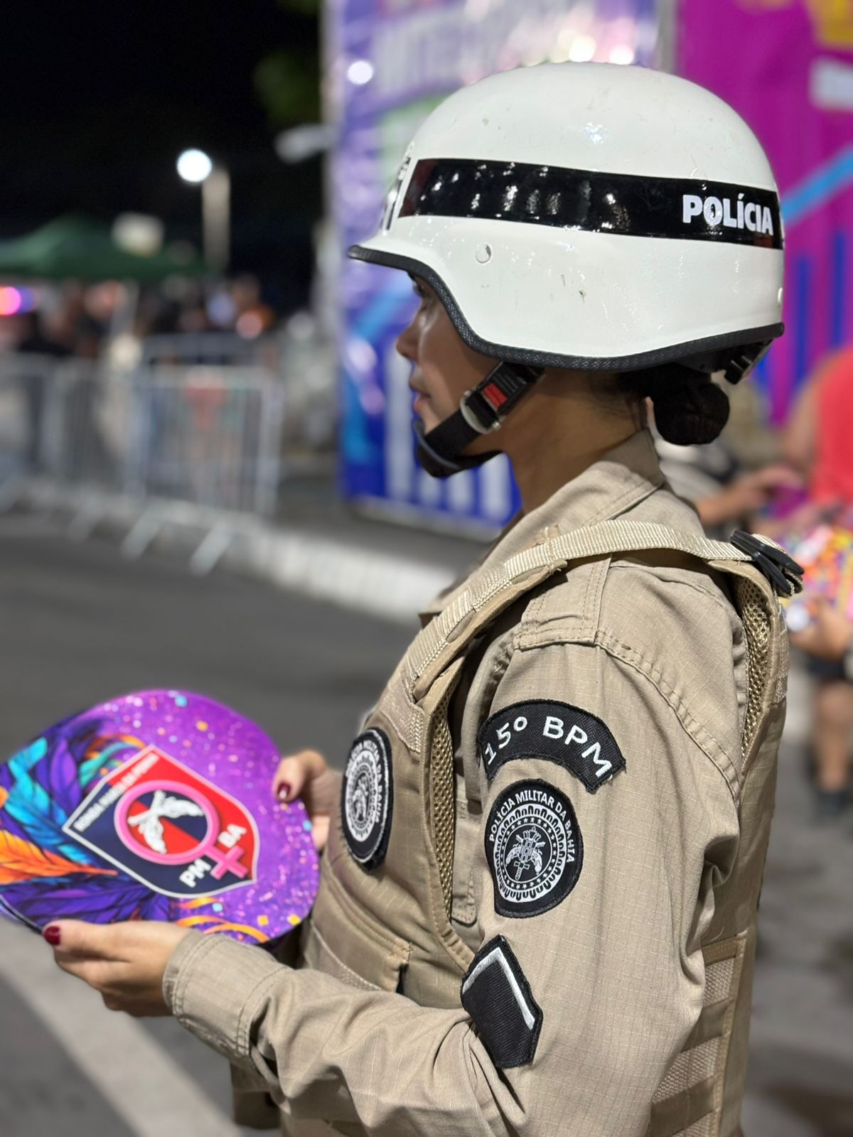 Ronda Maria da Penha reforça ações de combate à violência contra a mulher no Carnaval de Itabuna.