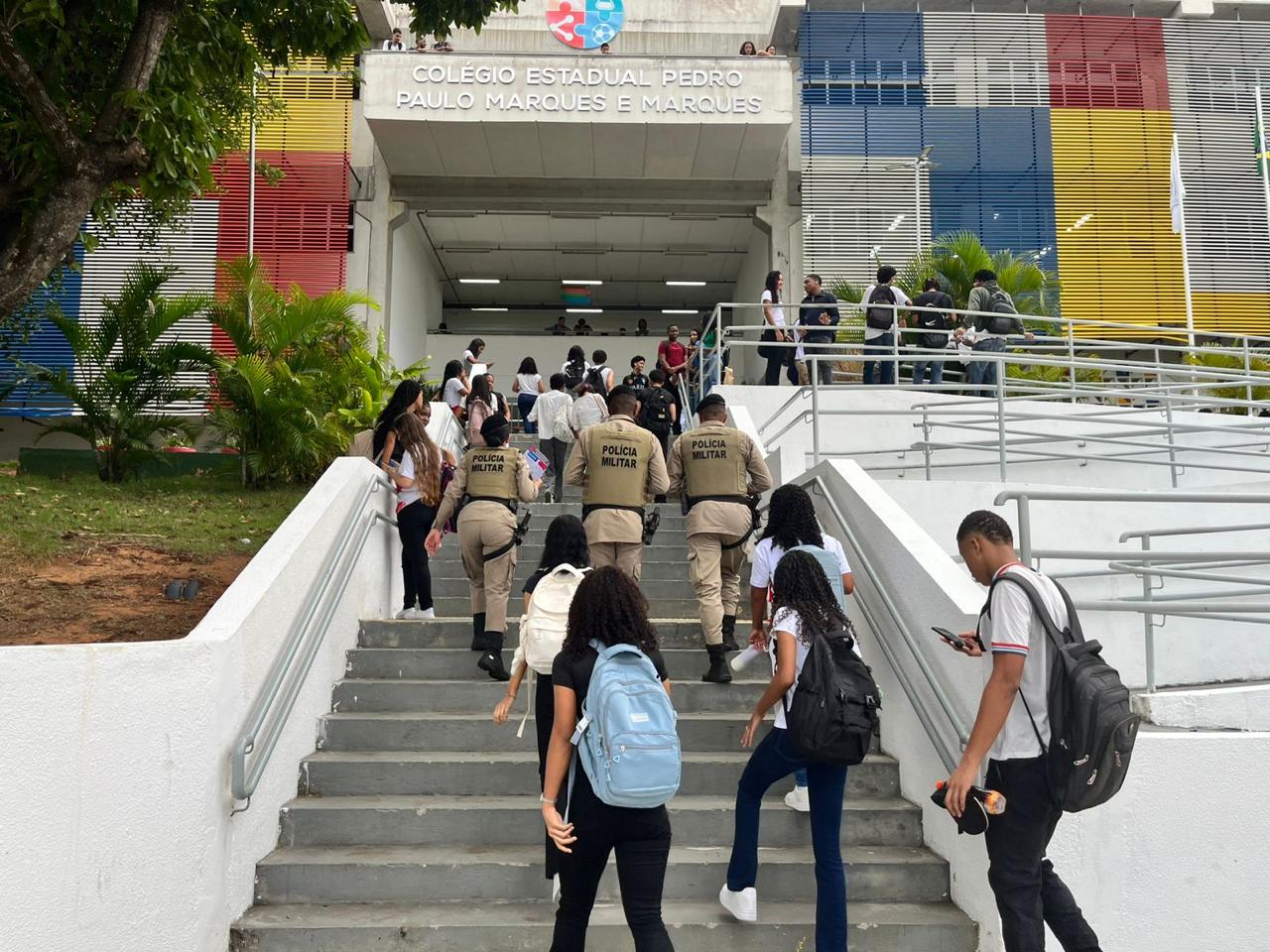 Batalhão Escolar da PMBA realiza hoje Operação Volta às Aulas 2026