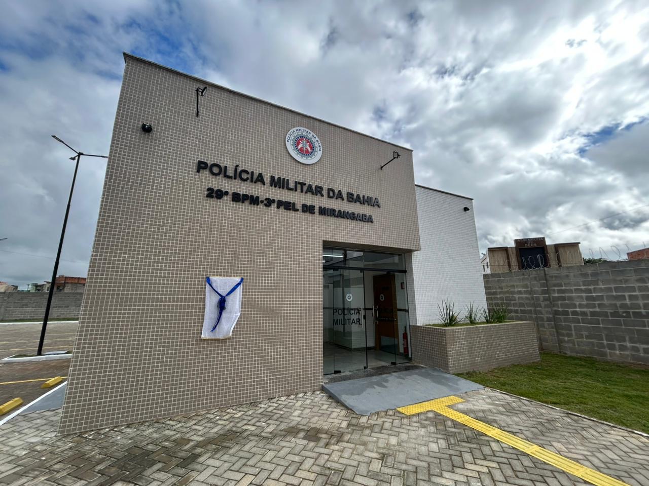 Alberto Maraux Nova Delegacia Territorial e novo Pelotão são inaugurados na cidade de Mirangaba