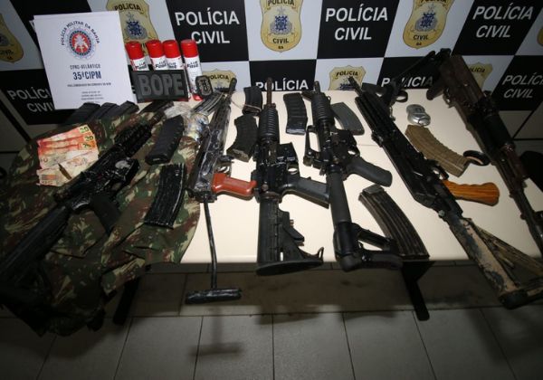 Polícia da Bahia aumenta em 50% as apreensões de armas e aparece no “Top 3” dos estados que mais localizaram armamentos no Brasil