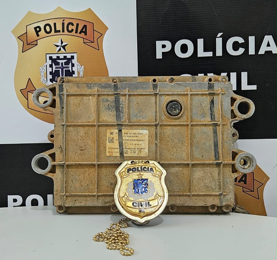 Polícia Civil recupera módulo de caminhão furtado de empresa em Vitória da Conquista