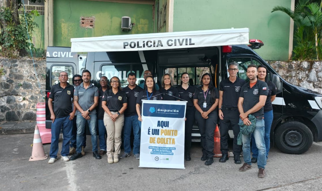 Polícia Civil finaliza mobilização nacional para coleta genética de familiares de pessoas desaparecidas