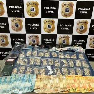 Operação da Polícia Civil no bairro Recreio, em Vitória da Conquista