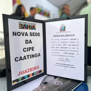 Ordem de Serviço para construção da nova sede da Cipe Caatinga em Juazeiro é assinada